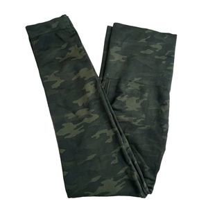 Spanx Womens High Rise Green Gamo Look At‎ Me Now Seamless Leggings Medium